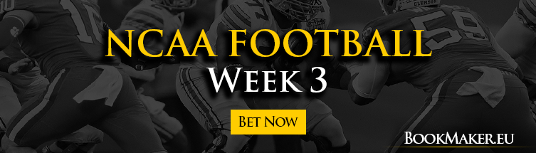 NCAA Football Week 3 Online Betting